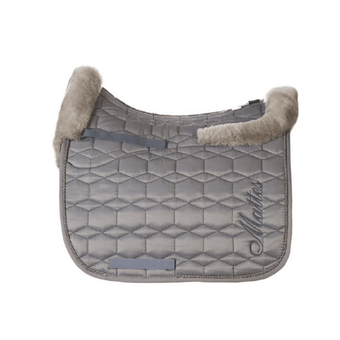 Mattes Saddle Pad Dressage | Square | Sheen | Limited Edition Grey | Full Fleece